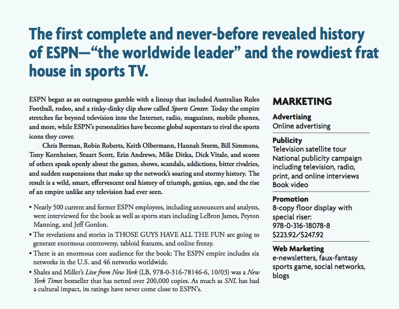 Illustration for article titled ESPN Book Promises To Reveal "The Rowdiest Frathouse In Sports TV"